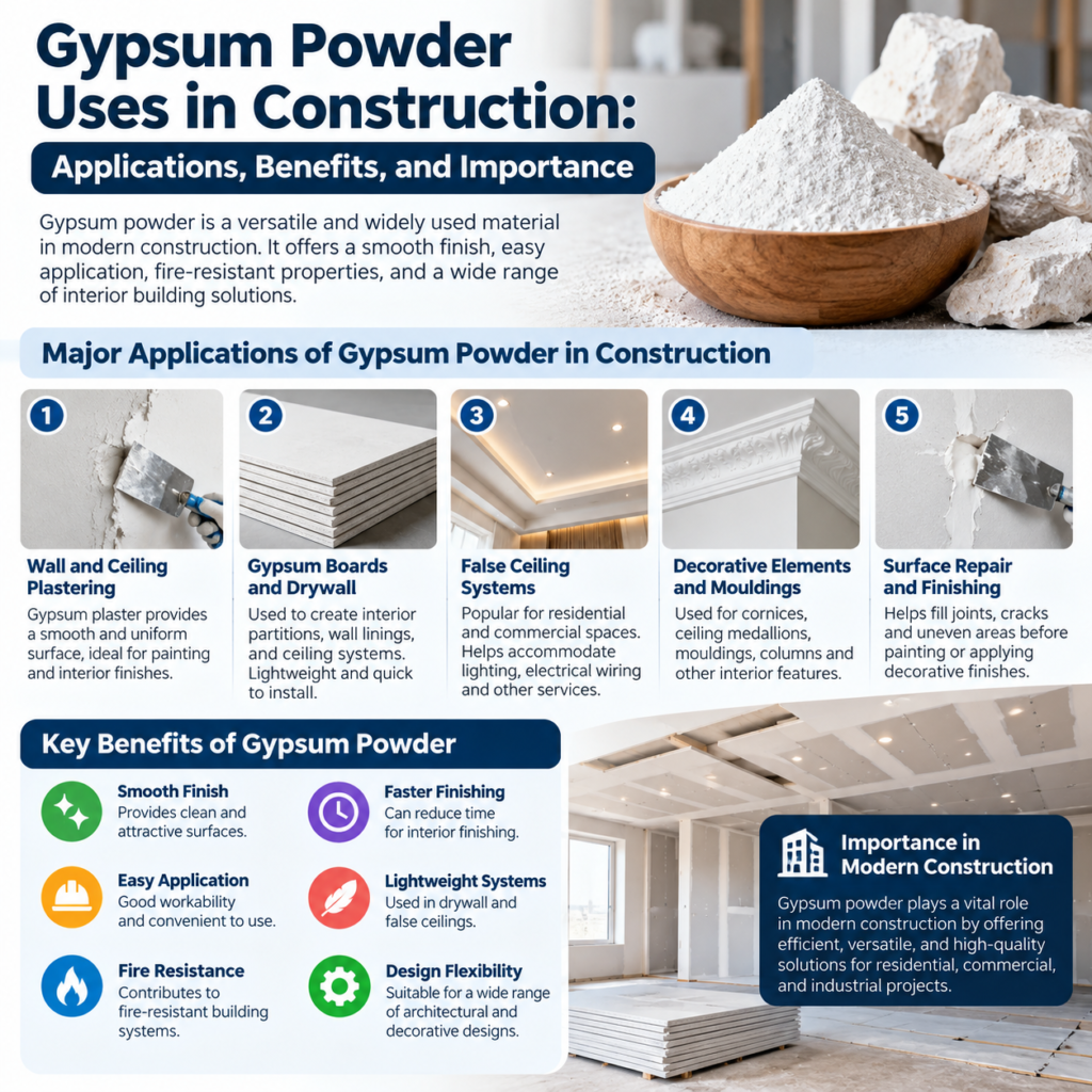 Gypsum Powder_ Construction Uses and Benefits